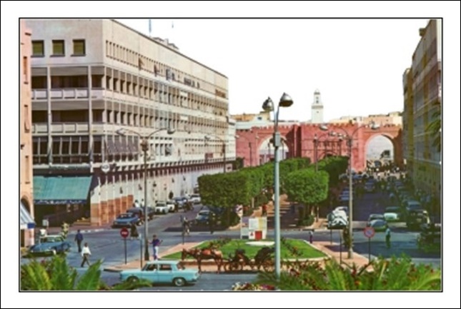 Sfax, avenue du cent mètres, dans les années 1970